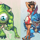 Illustration for article titled Two Disney movies that never needed 1990s comic book makeovers